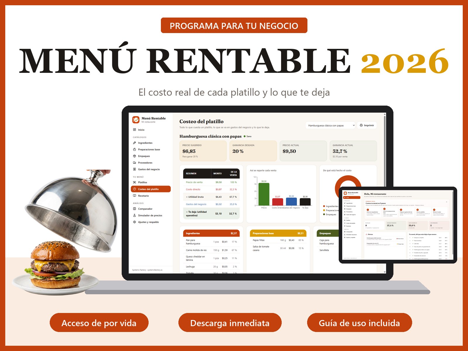 Menú Rentable 2026